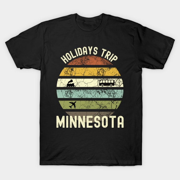 Holidays Trip To Minnesota, Family Trip To Minnesota, Road Trip to Minnesota, Family Reunion in Minnesota, Holidays in Minnesota, Vacation T-Shirt by DivShot 